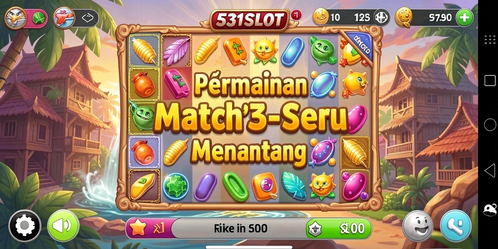 Tampilan gameplay 531SLOT yang seru dan penuh warna.