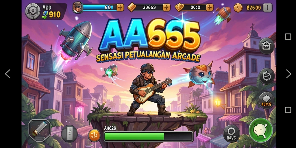 Screenshot gameplay menampilkan aksi seru di game Arcade.