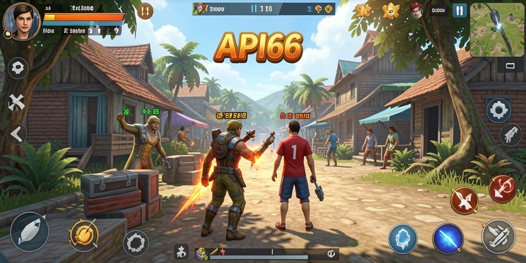 Screenshot gameplay API66 menampilkan interaksi menarik dan grafis realistis.