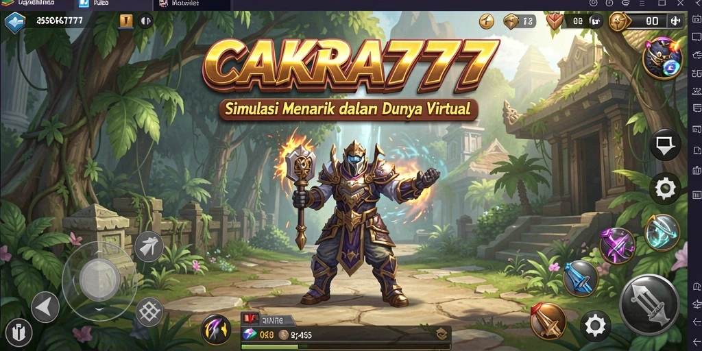 Tampilan gameplay CAKRA777 yang memukau dan interaktif.