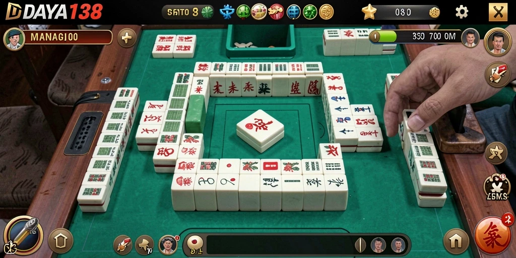 Tampilan menarik dari gameplay Mahjong DAYA138