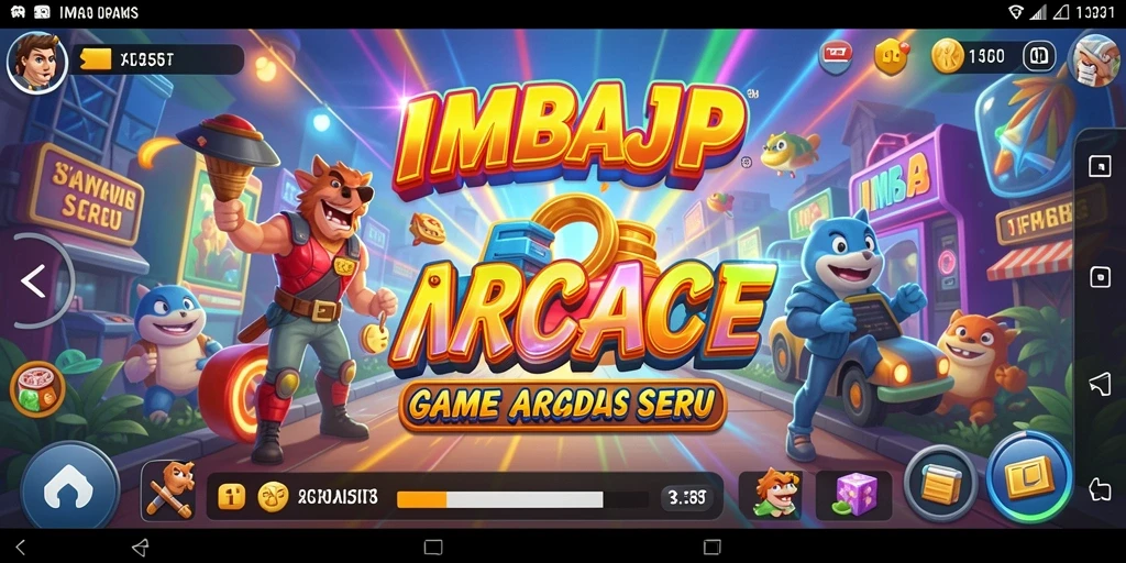 Tampilan gameplay IMBAJP yang menarik dan dinamis, penuh aksi.