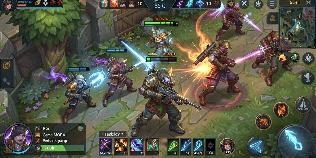 Tangkapan layar gameplay KAKWIN yang menampilkan aksi bertarung yang mendebarkan.