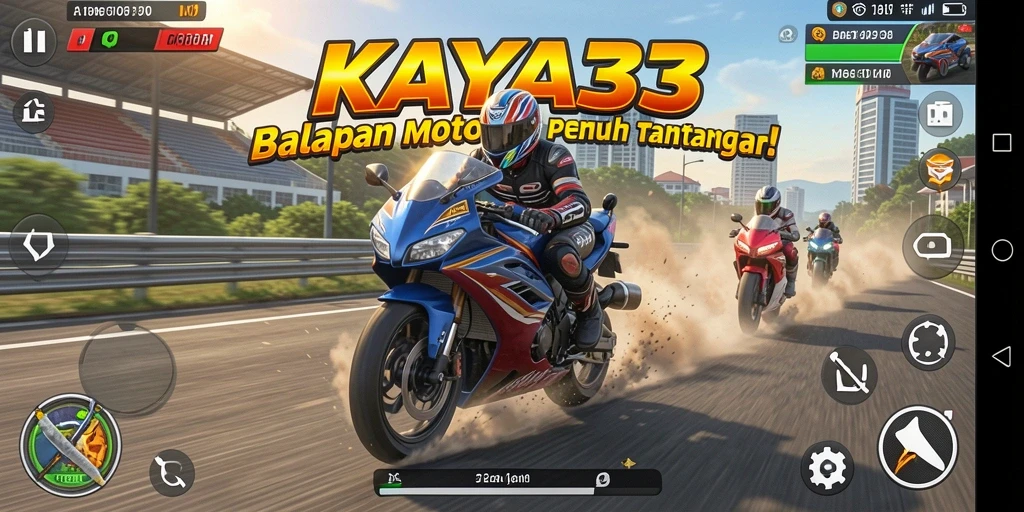 Gameplay seru KAYA33 dengan grafik balapan motor yang menakjubkan.