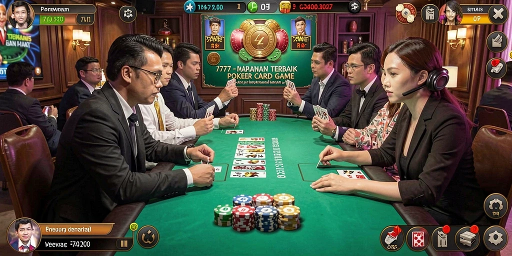 Tampilan gameplay L777 yang mendebarkan dalam pertandingan poker.