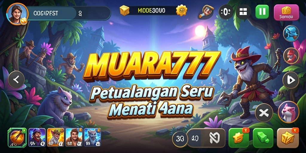 Screenshot utama MUARA777 menampilkan aksi seru dalam petualangan.