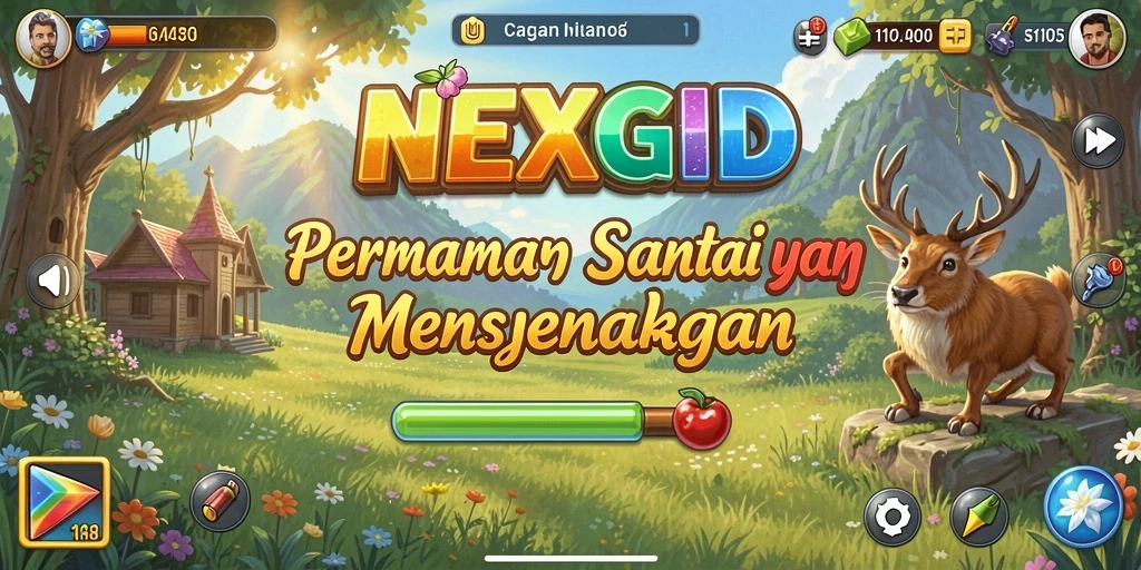 Screenshot NEXGID menampilkan gameplay yang menyenangkan dan interaktif.