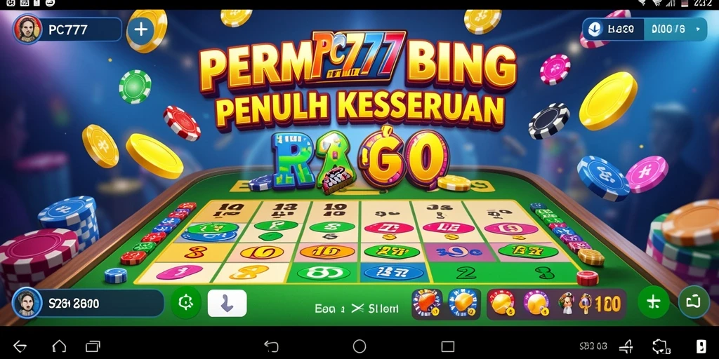 Tampilan gameplay Bingo yang menegangkan dan penuh warna.