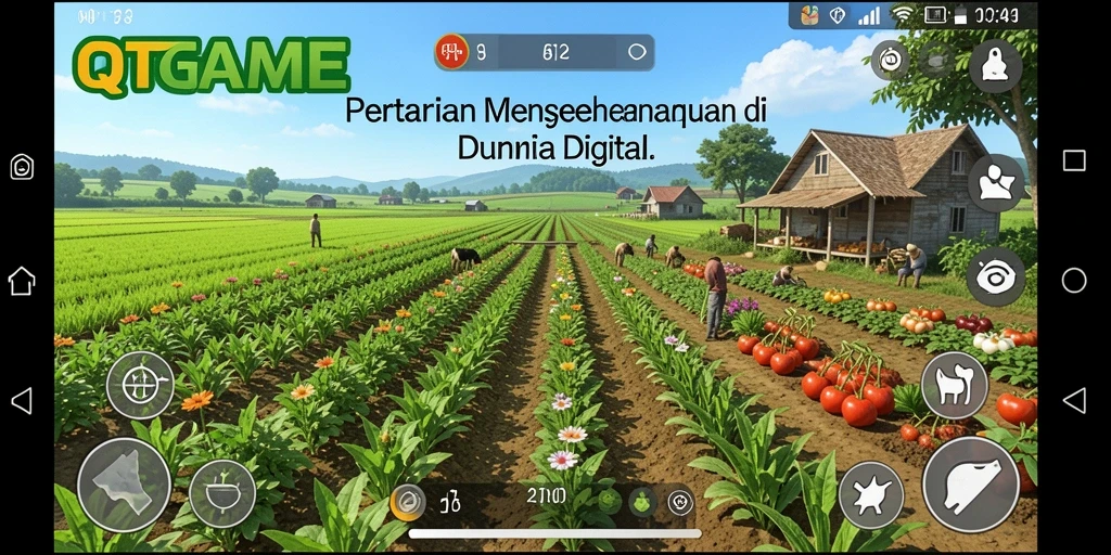 Tampilan gameplay QTGAME yang menakjubkan dan interaktif.