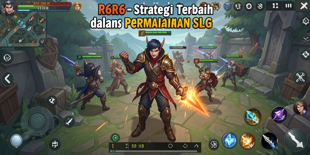 Gameplay menarik dengan strategi yang mendalam di R6R6.