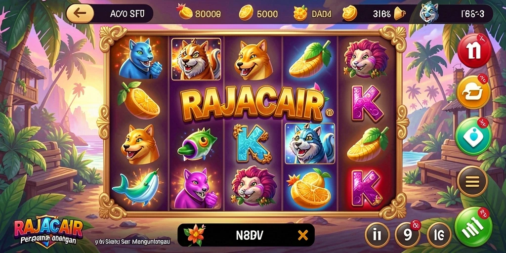 Gameplay Slot seru dalam RAJACAIR dengan grafis memukau.