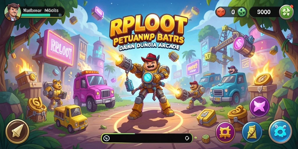 Gameplay seru dan penuh aksi dalam RPLOOT.