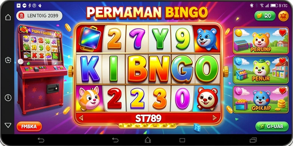 Tampilan gameplay Bingo yang menarik dan interaktif.
